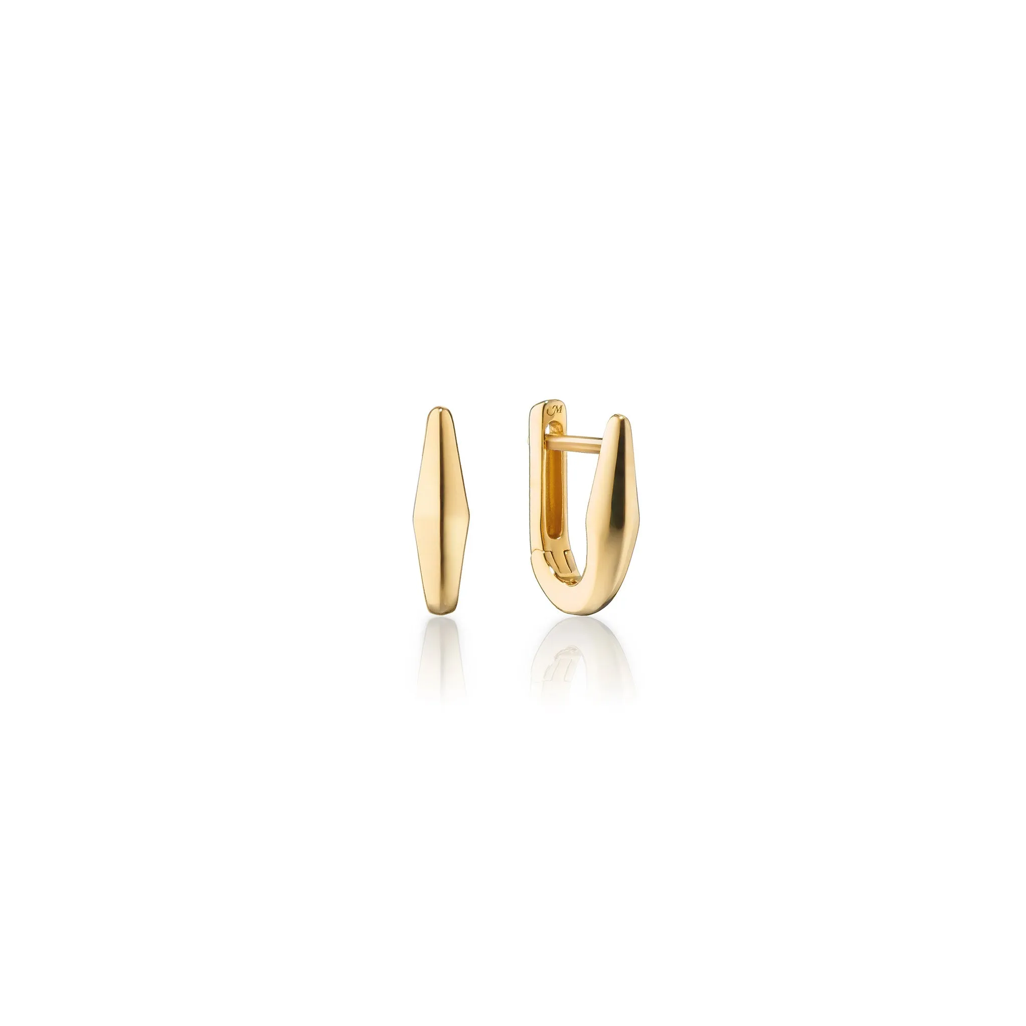 18K Gold Petite "Points North" Earring