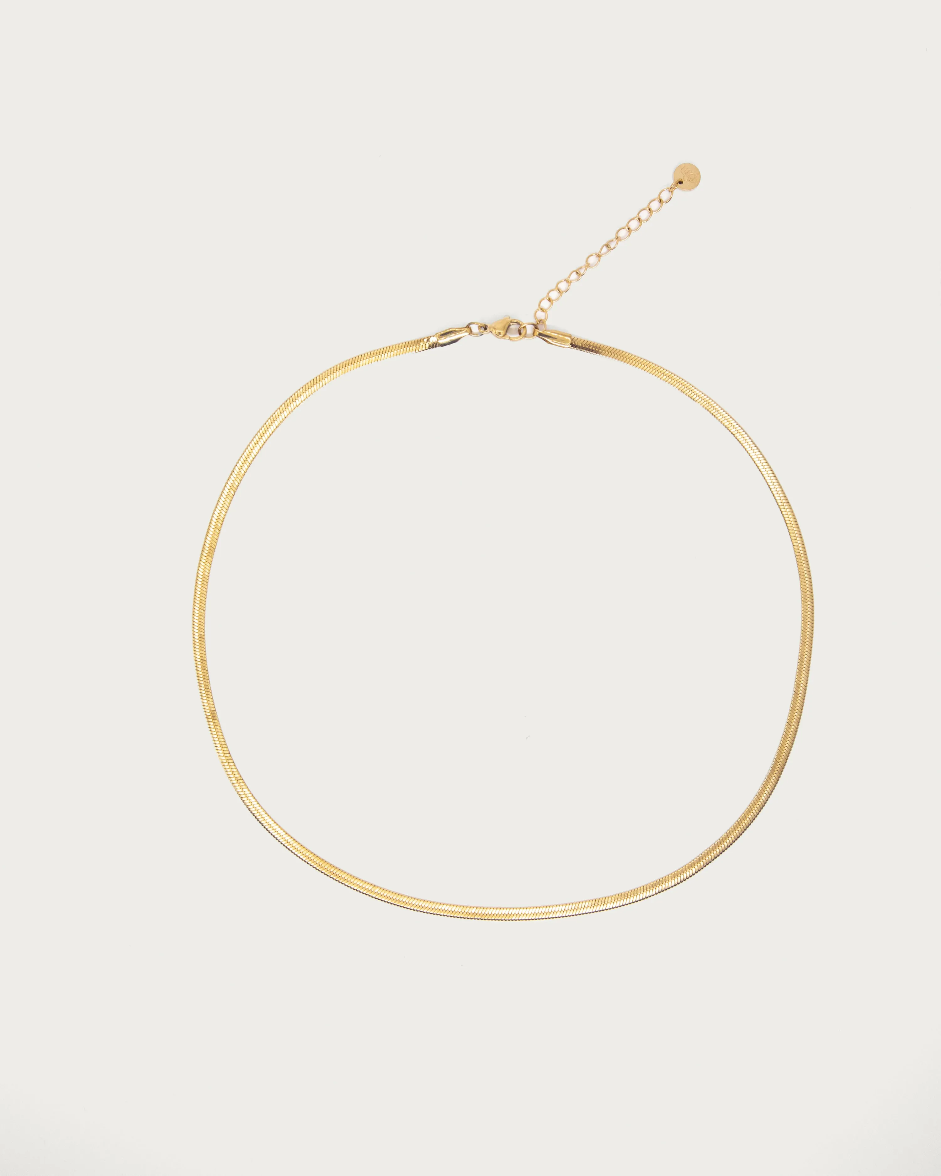 3mm Herringbone Chain Necklace