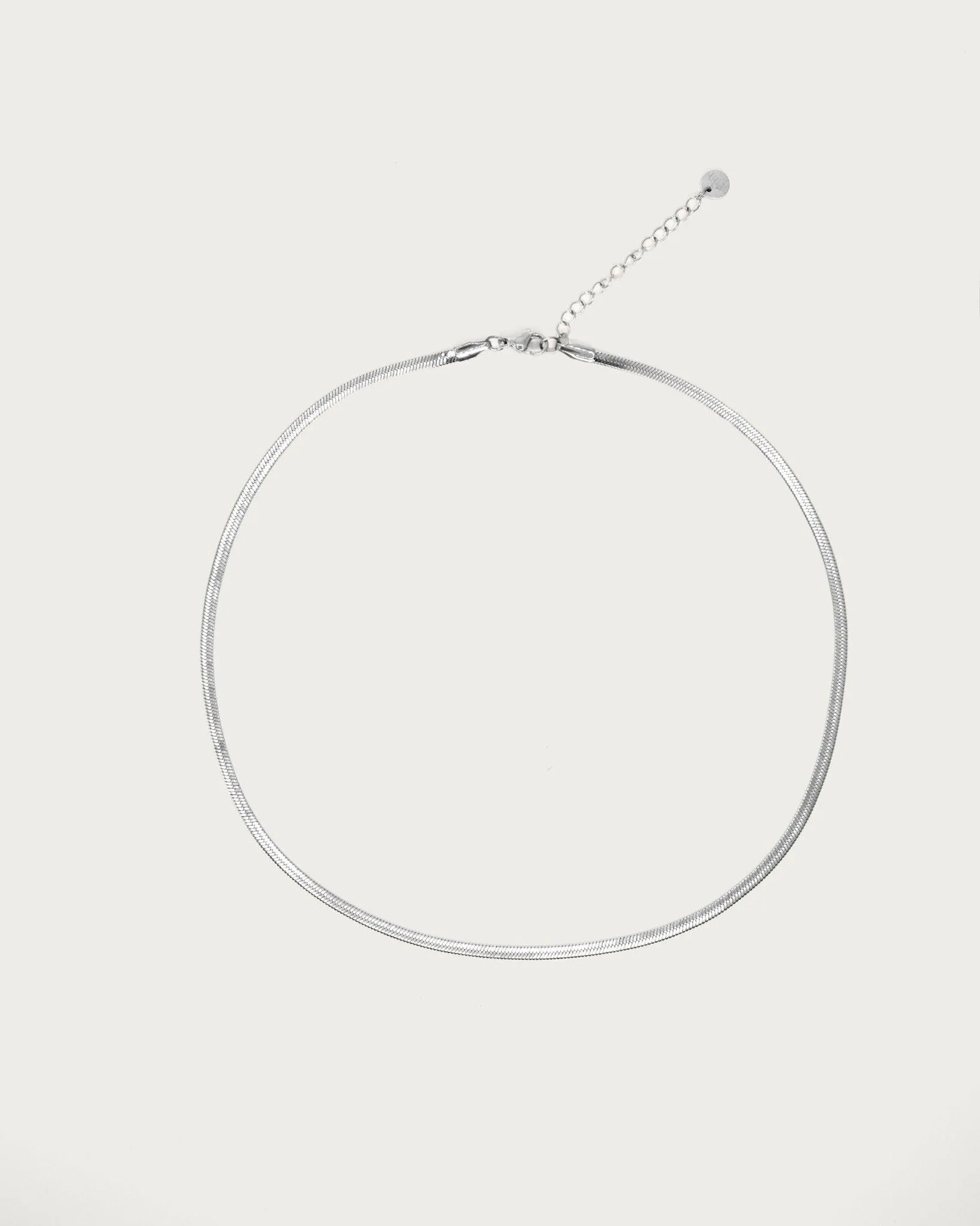 3mm Herringbone Chain Necklace