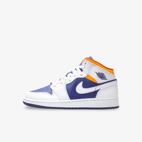 (GS) Air Jordan 1 Mid 'Deep Royal Blue' (2020) 554725-131 carry your vibe rhythmic fit