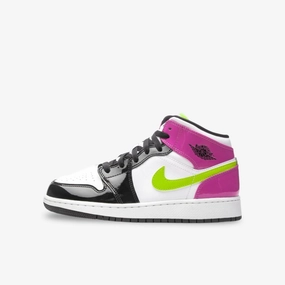 (GS) Air Jordan 1 Mid SE 'Cyber / Fuchsia' (2020) CZ9835-100 daily shift breathe and move