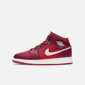 (GS) Air Jordan 1 Mid SE 'Red Quilt / Valentine's Day' (2020) AV5174-600 layer up smart live-core