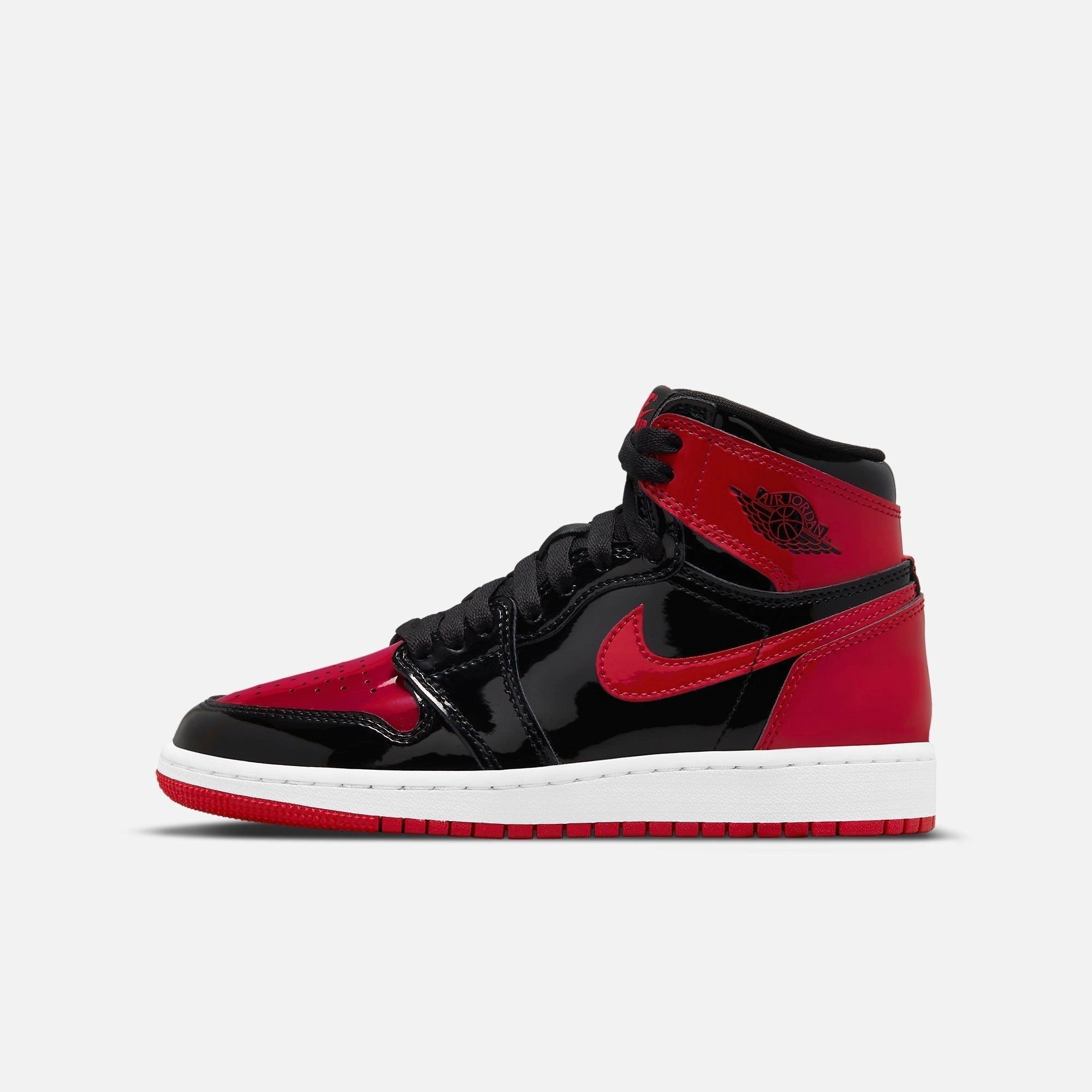 (GS) Air Jordan 1 Retro High OG 'Reimagined Patent Bred / Banned' (2021) 575441-063 dynamic presence fluid lifestyle