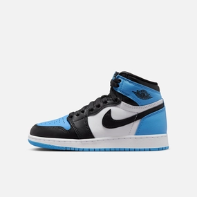 (GS) Air Jordan 1 Retro High OG 'UNC / University Blue Toe' (2023) FD1437-400 progressive tone rhythmic fit