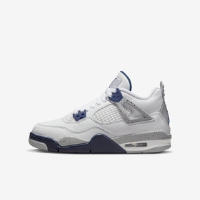 (GS) Air Jordan 4 Retro 'Midnight Navy' (2022) 408452-140 versatile mood motion-driven