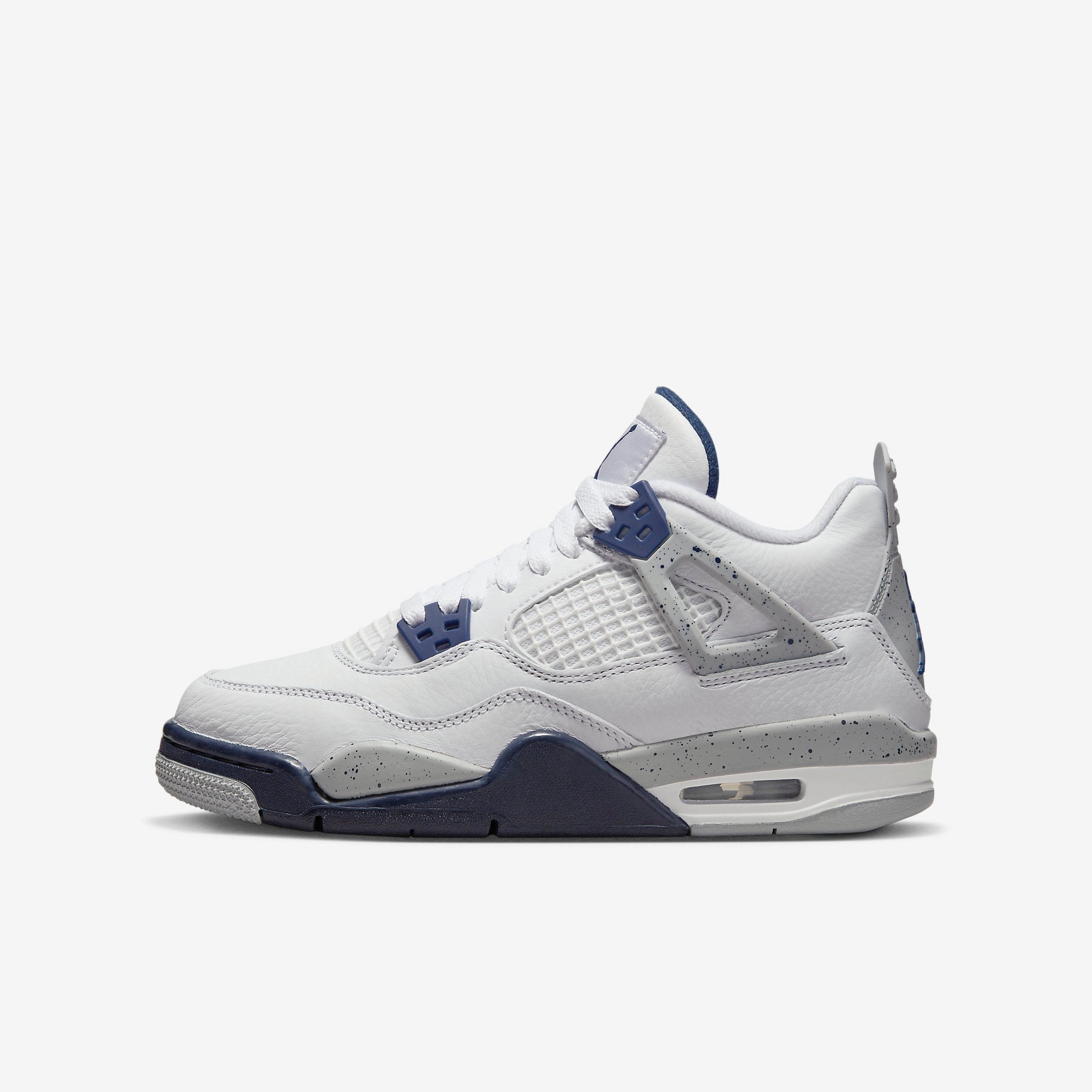 (GS) Air Jordan 4 Retro 'Midnight Navy' (2022) 408452-140 versatile mood motion-driven