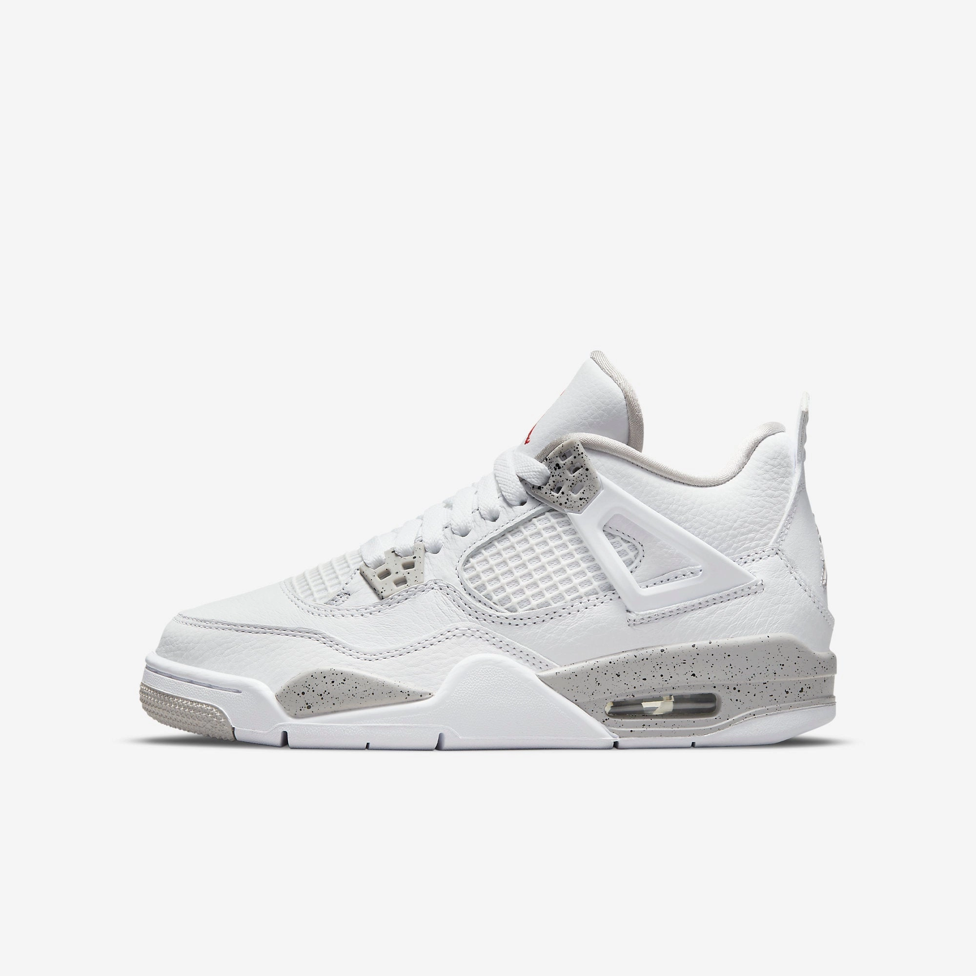 (GS) Air Jordan 4 Retro 'White Oreo' (2021) DJ4699-100 built for feel designed for pace