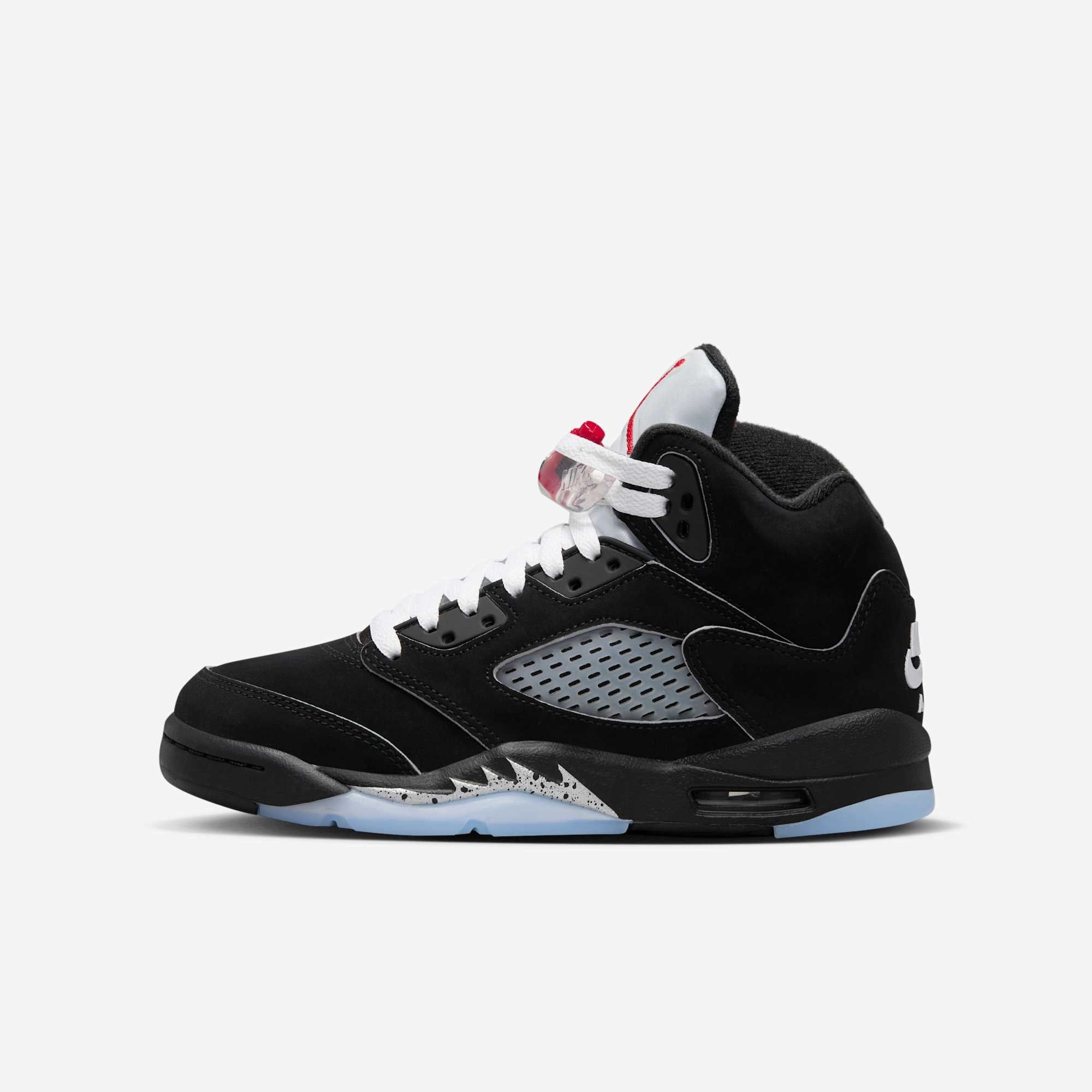 (GS) Air Jordan 5 Retro 'Reimagined Black / Metallic Silver' (2025) HF3976-001 bold comfort cool utility