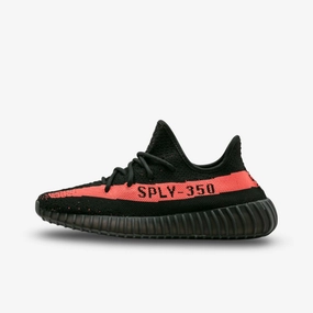 (Men's) adidas Yeezy Boost 350 V2 'Red Stripe' (2022) BY9612 form-led dynamic presence