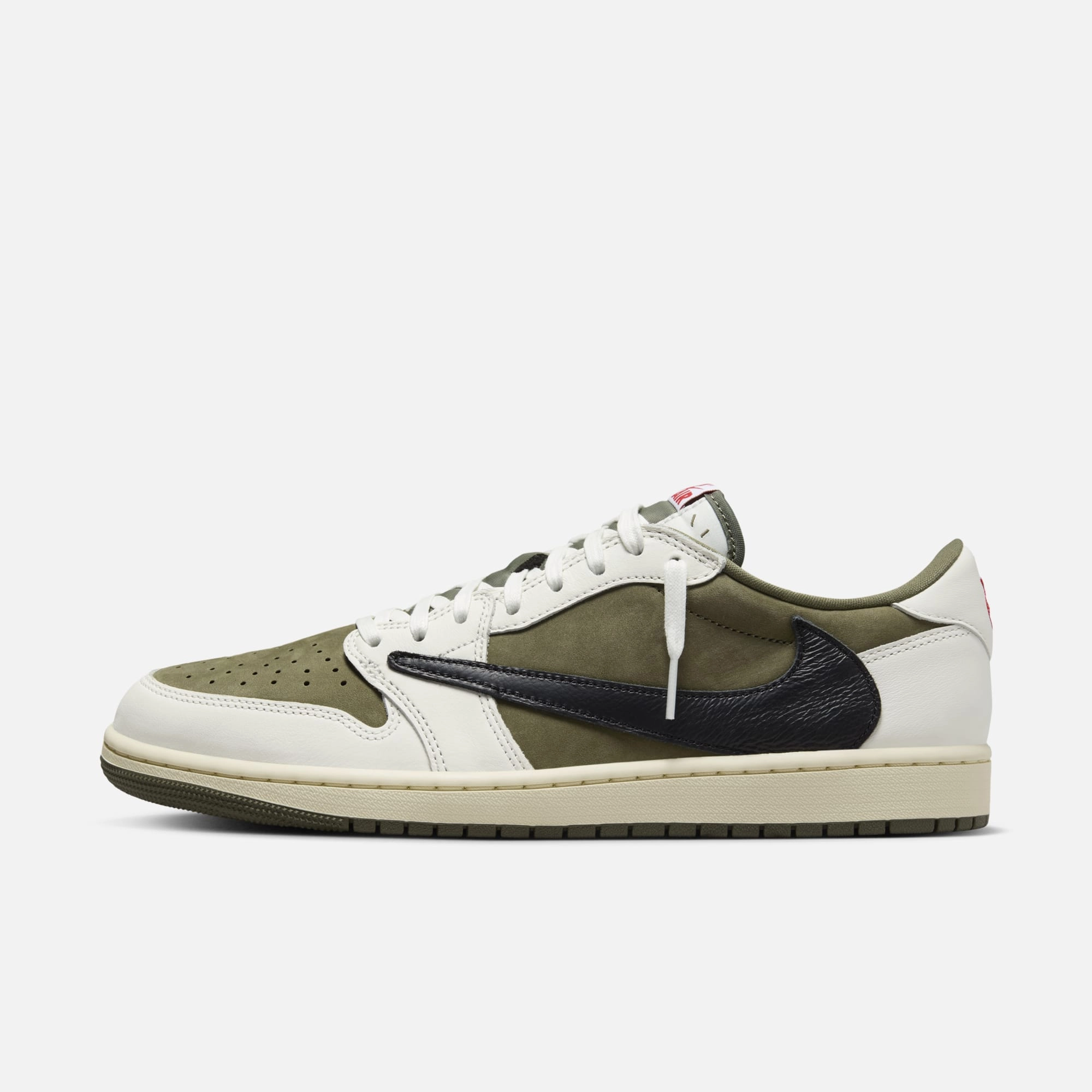 (Men's) Air Jordan 1 Low OG SP x Travis Scott 'Medium Olive' (2024) DM7866-200 precision style engineered casual