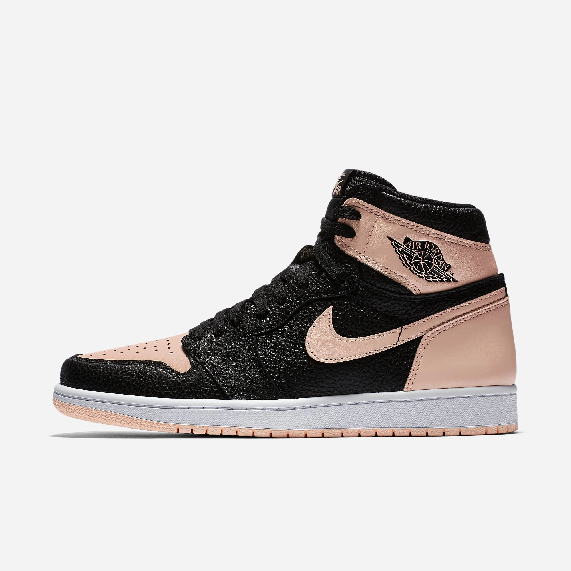 (Men's) Air Jordan 1 Retro High OG 'Crimson Tint' (2019) 555088-081 seasonless design crafted in flow