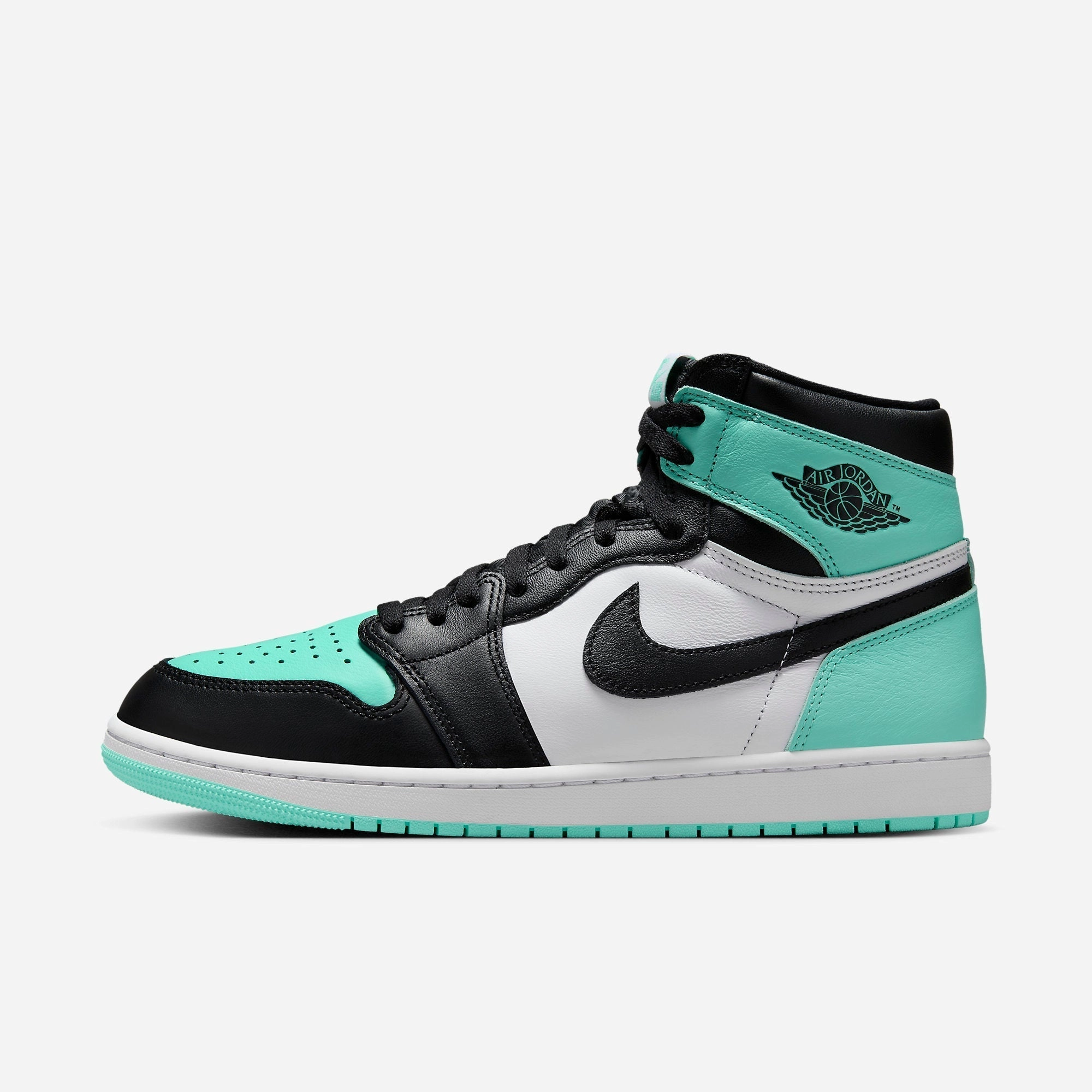 (Men's) Air Jordan 1 Retro High OG 'Green Glow Toe' (2024) DZ5485-130 fit-flow future layers