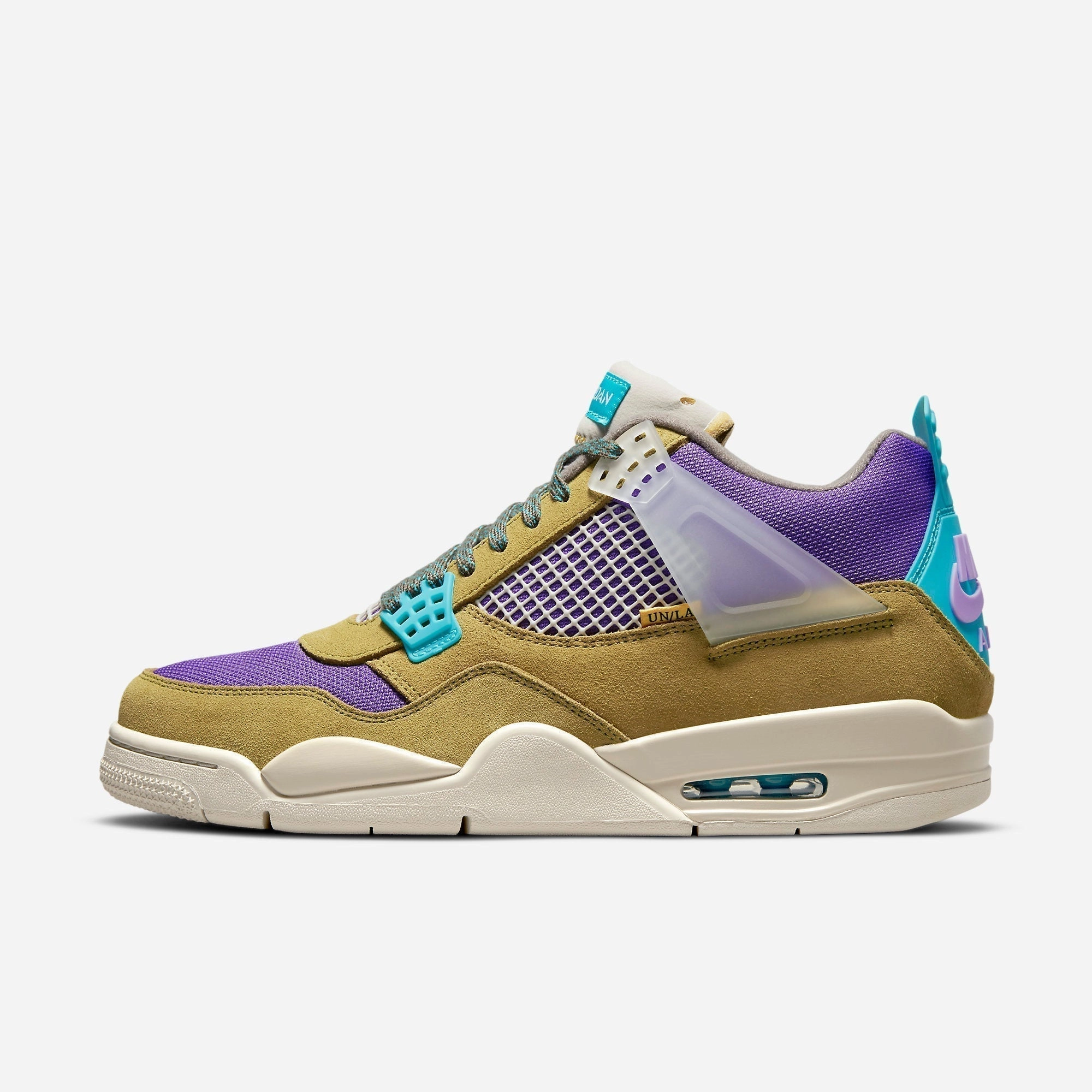 (Men's) Air Jordan 4 Retro SP x Union LA 'Desert Moss' (2021) DJ5718-300 designed to flex shift gear