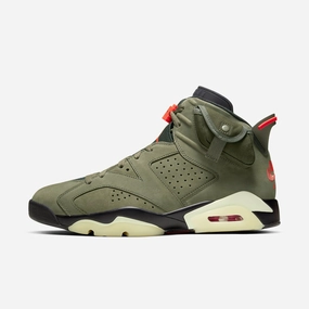 (Men's) Air Jordan 6 Retro SP x Travis Scott 'Cactus Jack Medium Olive' (2019) CN1084-200 streamlined life seasonless energy