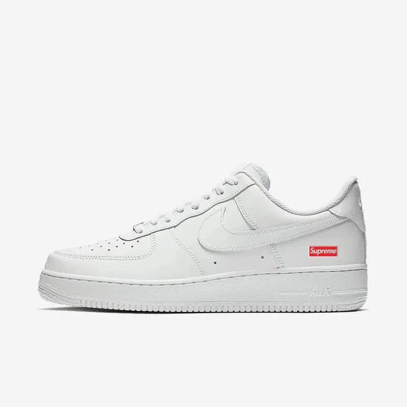 motion-driven wear (Men's) Nike Air Force 1 Low SP x Supreme 'Box Logo' White (2020) CU9225-100 design-led