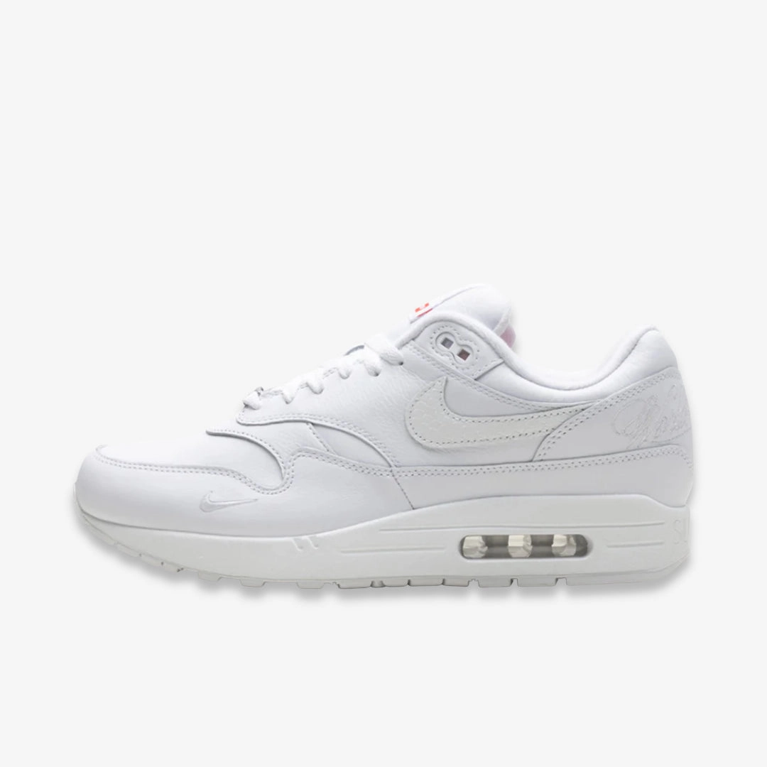 city-functional (Men's) Nike Air Max 1 '87 SP x Supreme 'Triple White' (2025) HF8813-100 precision comfort