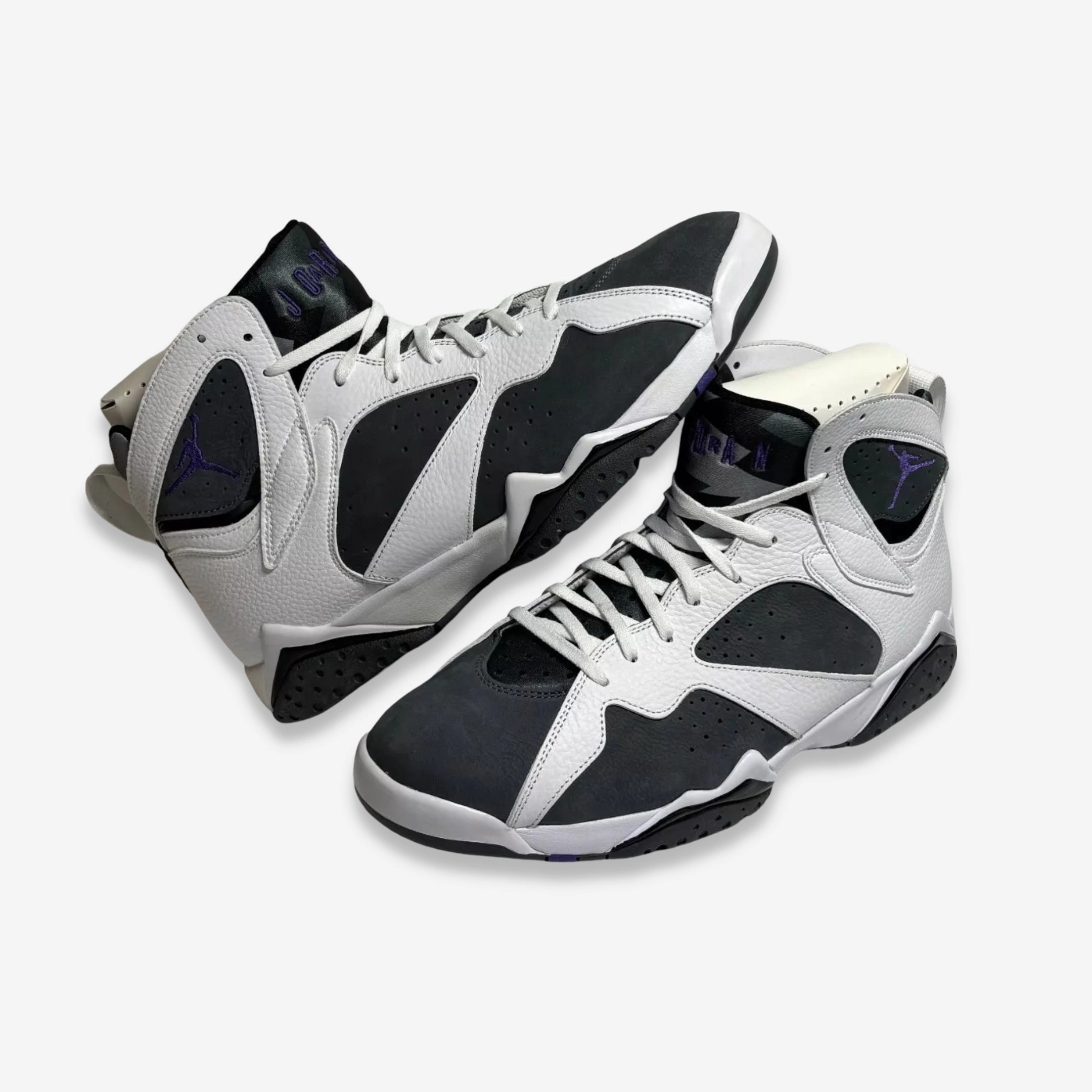 [NEW-CONDITIONAL: Size 13M / 14.5W] (Men's) Air Jordan 7 Retro 'Flint Grey' (2021) CU9307-100 calm-driven fit progressive tone