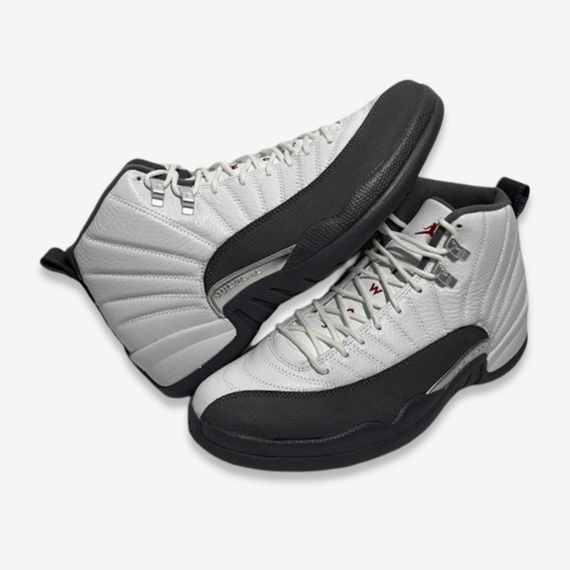 [PRE-LOVED: Size 10.5M / 12W] (Men's) Air Jordan 12 Retro 'White / Dark Grey' (2019) 130690-160 universal function built around you