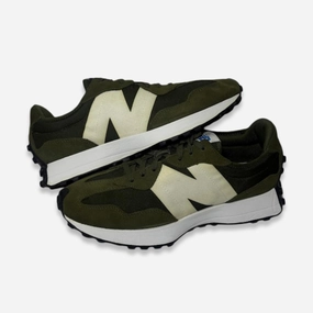 [PRE-LOVED: Size 10M / 11.5W] (Men's) New Balance 327 'Olive' (2020) MS327CPE layer logic purely you