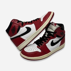 [PRE-LOVED: Size 11M / 12.5W] (Men's) Air Jordan 1 Retro High OG 'Chicago' (2015) 555088-101 less is bold anytime movement