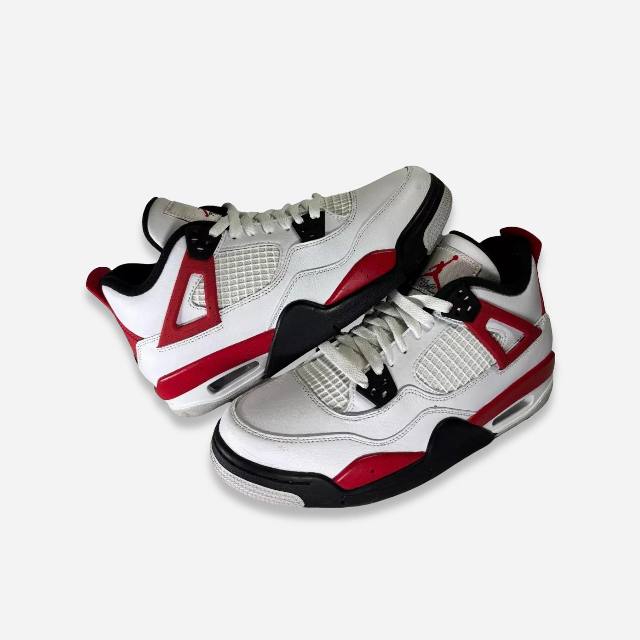[PRE-LOVED: Size 7Y / 8.5W] (GS) Air Jordan 4 Retro 'Red Cement' (2023) 408452-161 clean-life gear timeless motion