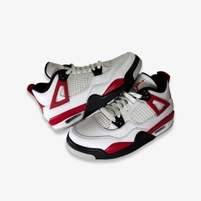 [PRE-LOVED: Size 7Y / 8.5W] (GS) Air Jordan 4 Retro 'Red Cement' (2023) 408452-161 journey wear fluid-form design