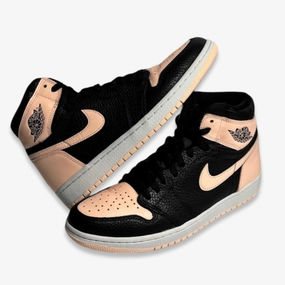 [PRE-LOVED: Size 8.5M / 10W] (Men's) Air Jordan 1 Retro High OG 'Crimson Tint' (2019) 555088-081 clean direction subtle signature
