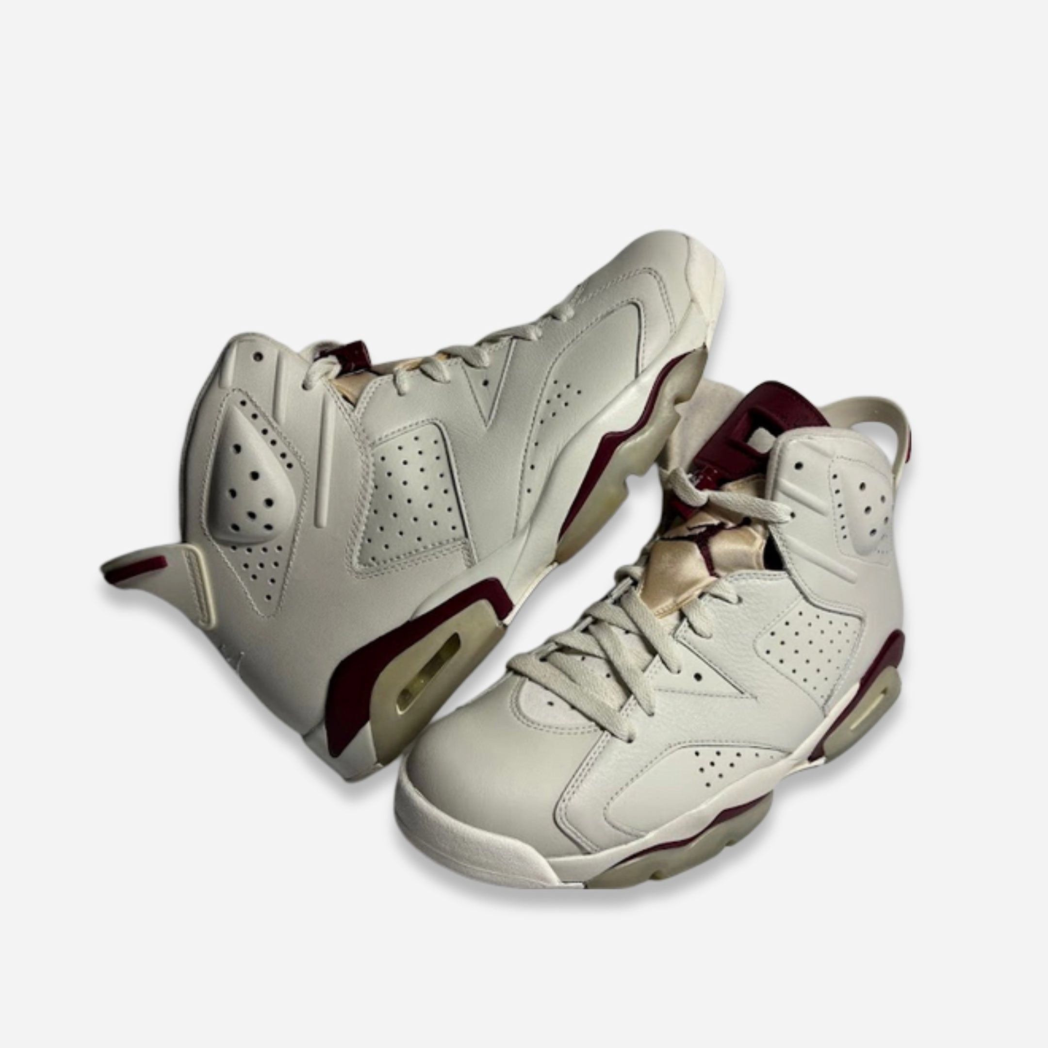 [PRE-LOVED: Size 8.5M / 10W] (Men's) Air Jordan 6 Retro OG 'Maroon' (2015) 384664-116 form and motion your daily vibe