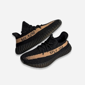 [PRE-LOVED: Size 9M / 10W] (Men's) adidas Yeezy Boost 350 V2 'Black / Copper' (2016) BY1605 your daily function go-to gear