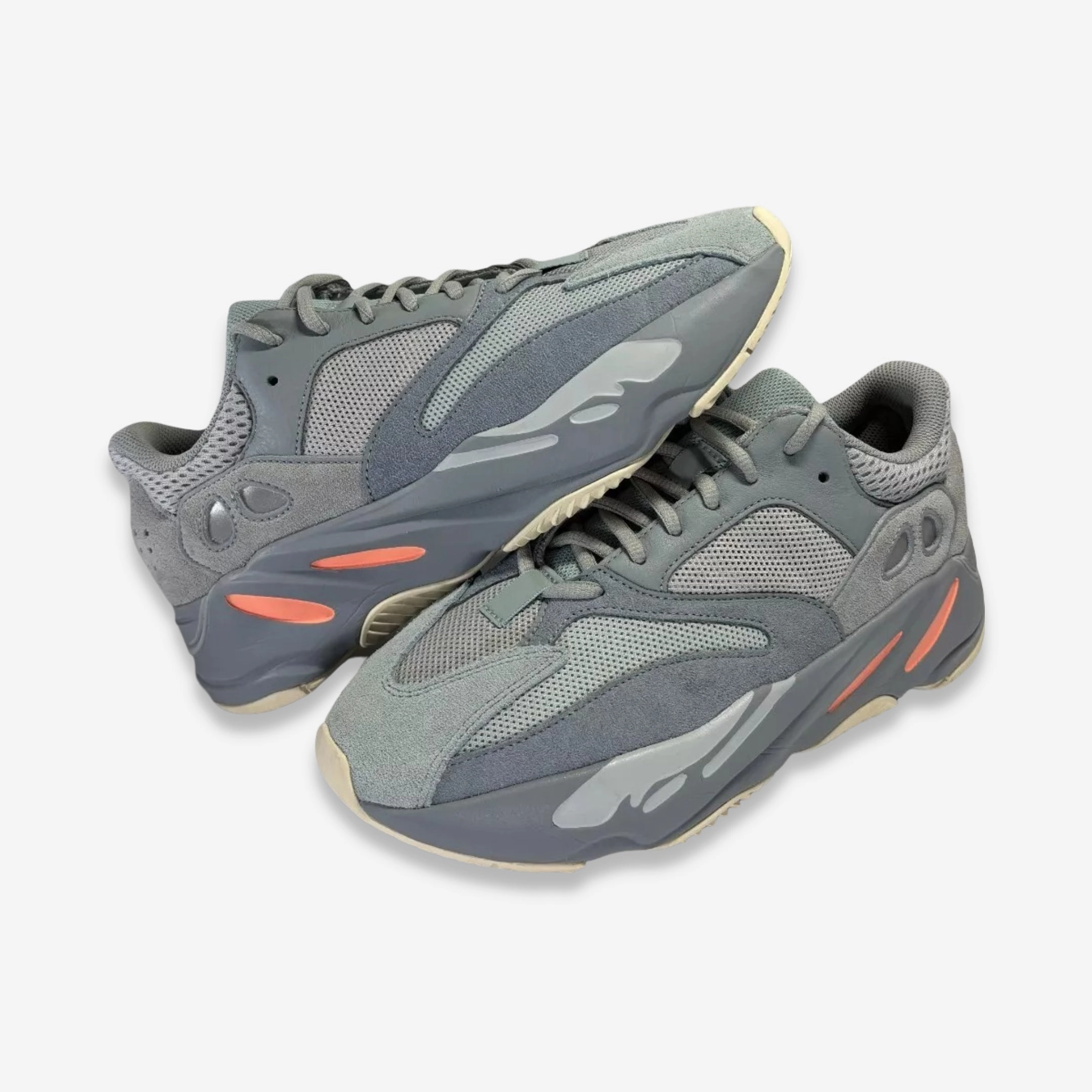 [PRE-LOVED: Size 9M / 10W] (Men's) adidas Yeezy Boost 700 'Inertia' (2019) EG7597 adaptive edge clean forms