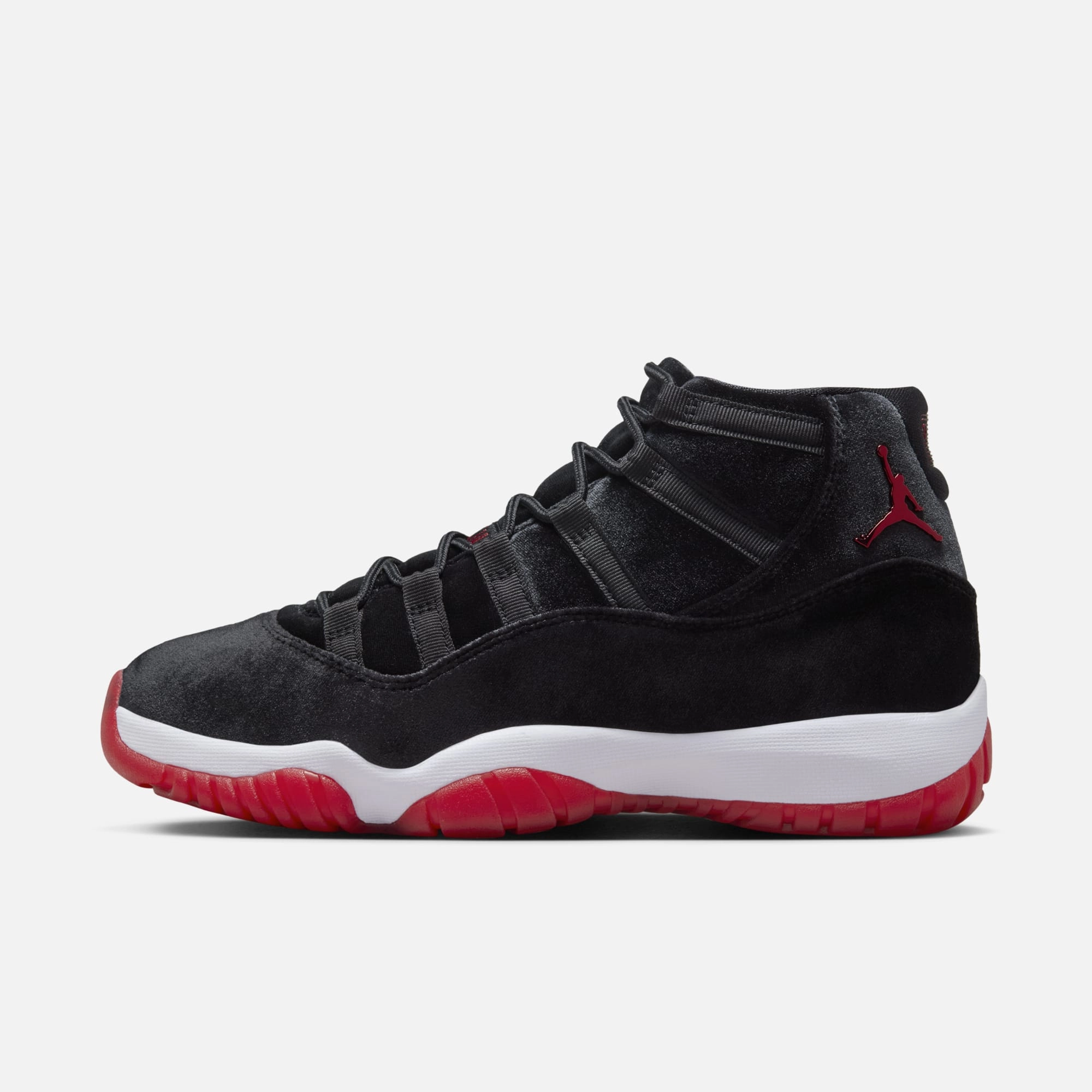 (Women's) Air Jordan 11 Retro 'Bred Velvet' (2024) DB5457-061 clean forms change-ready