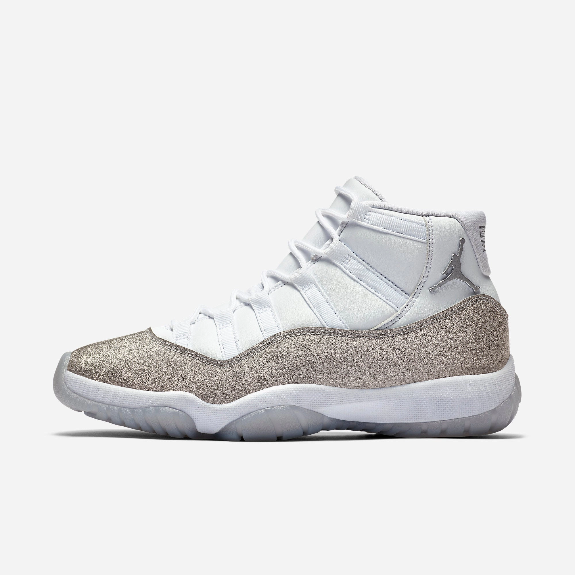 (Women's) Air Jordan 11 Retro 'Metallic Silver / Glitter' (2019) AR0715-100 core pulse modular motionwear