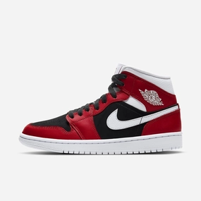 (Women's) Air Jordan 1 Mid 'Gym Red' (2020) BQ6472-601 fluid profile clean-forward
