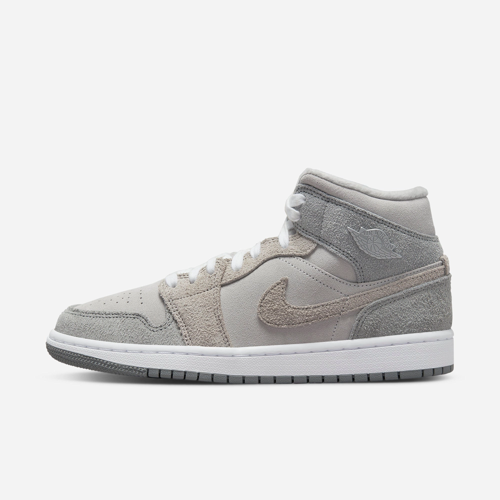 (Women's) Air Jordan 1 Mid SE 'Particle Grey' (2022) DO7139-002 hybrid life motion elements