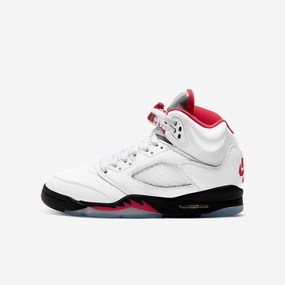 adapt-fit gear (GS) Air Jordan 5 Retro 'Fire Red' (2020) 440888-102 living flow