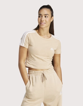 Adidas Essentials 3-Stripes Baby Cropped Tee Modern fashion Quality apparel