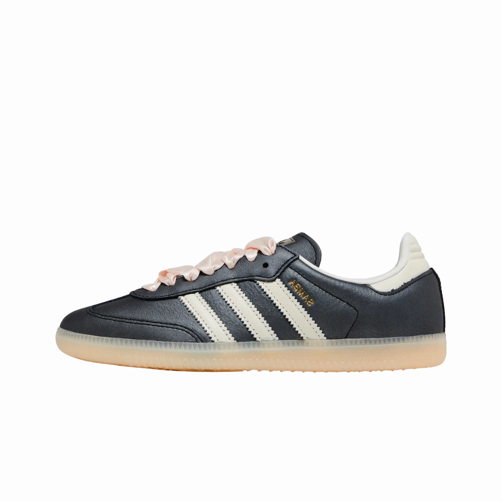 adidas Samba OG Black Pink Ribbon Laces (Women's)