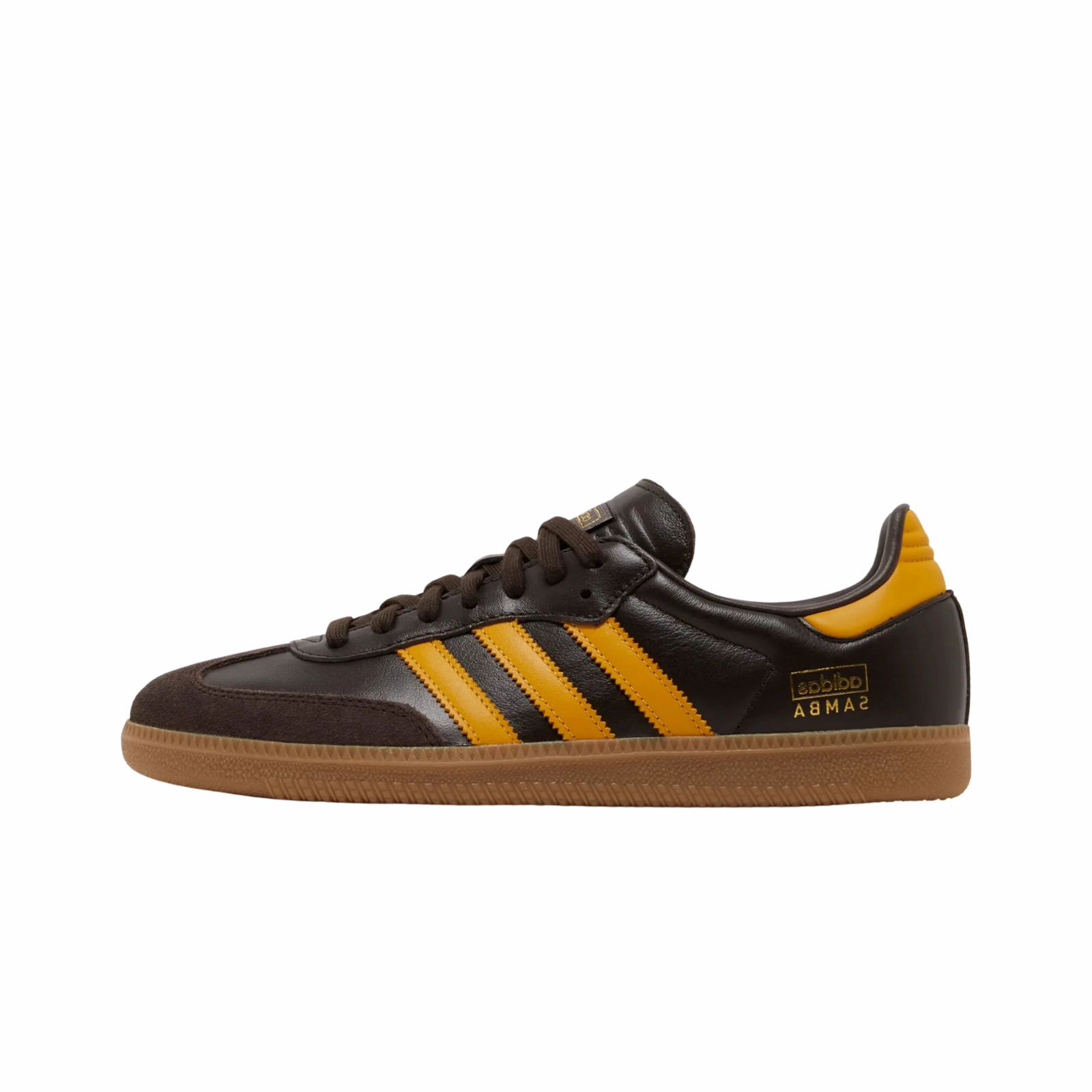 adidas Samba OG Dark Brown Preloved Yellow
