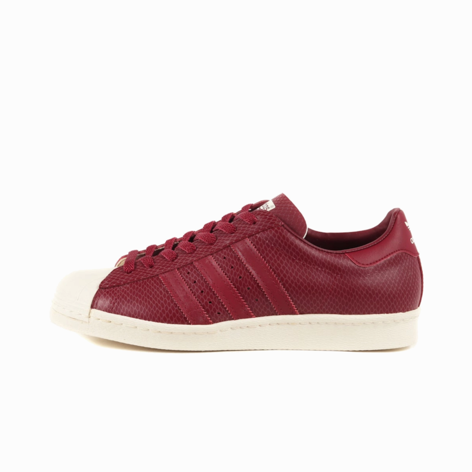 adidas Superstar 80s atmos Burgundy Snake