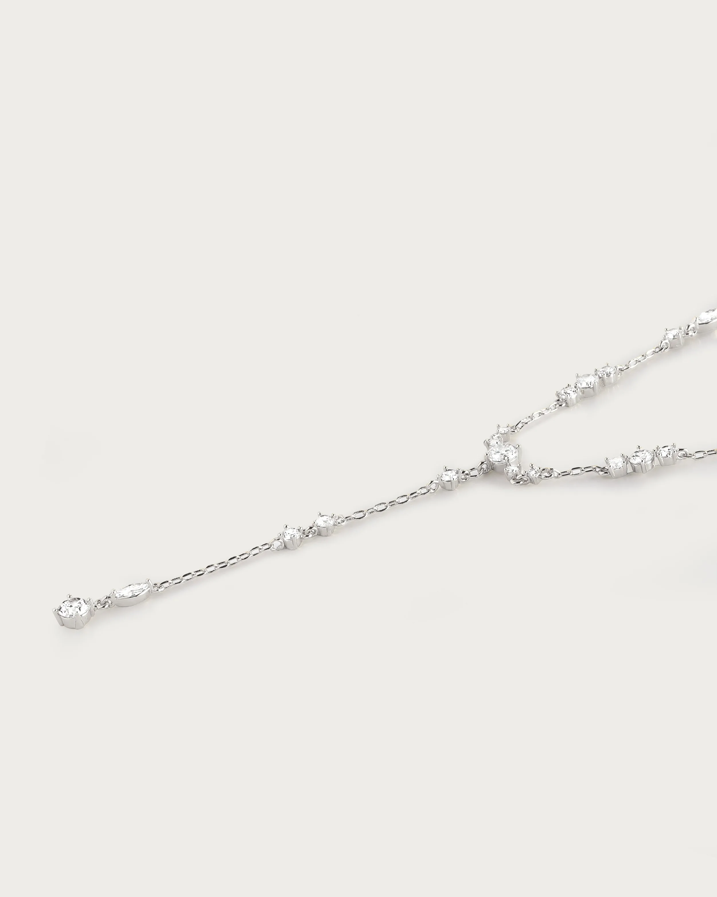 Adriana Necklace in Silver