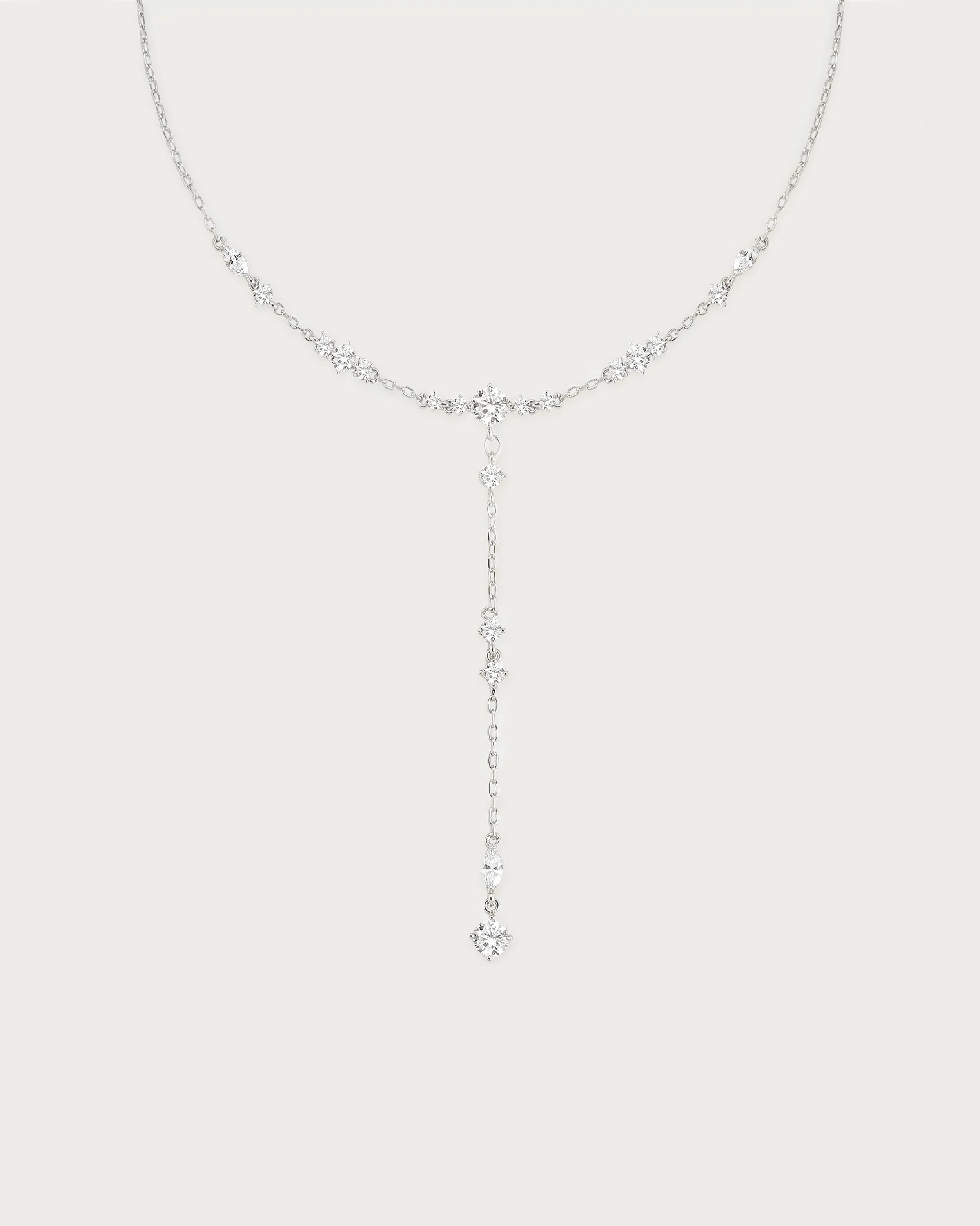 Adriana Necklace in Silver