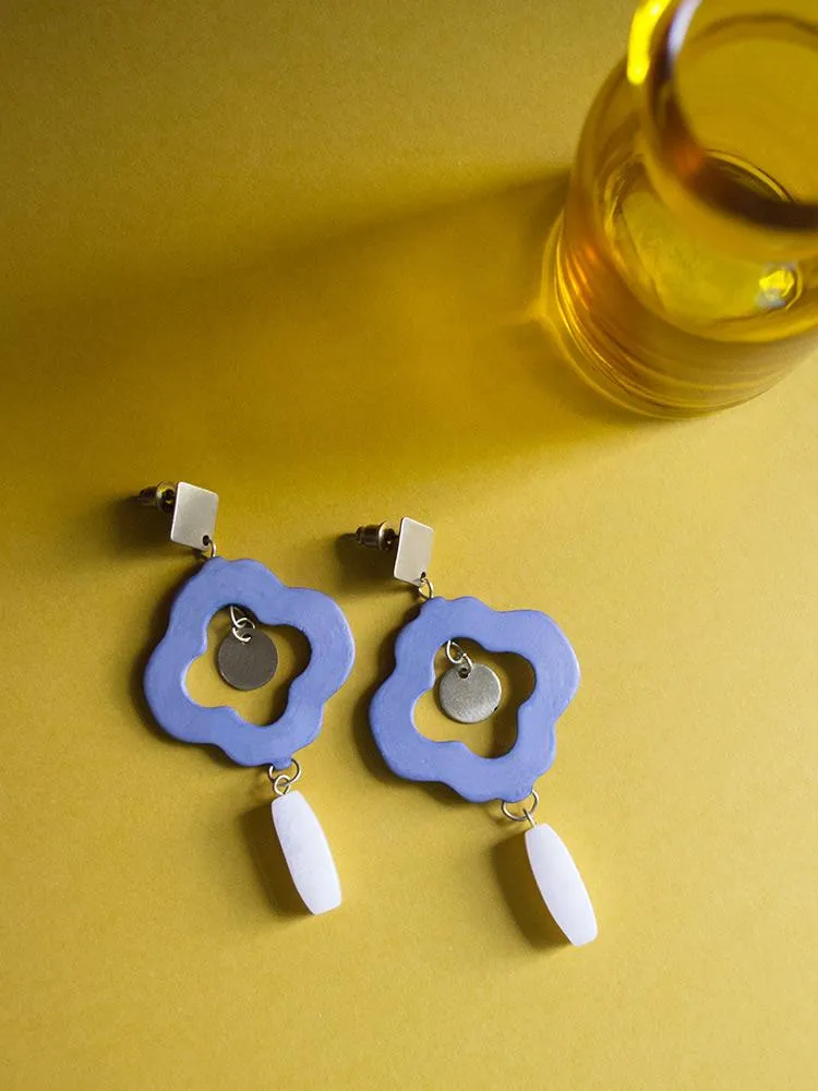 Agra Earrings - Blue