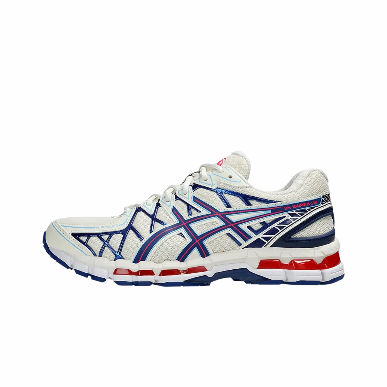 ASICS Gel-Kayano 20 Cream Blue Red