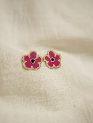 Blossom Stud  - Magenta