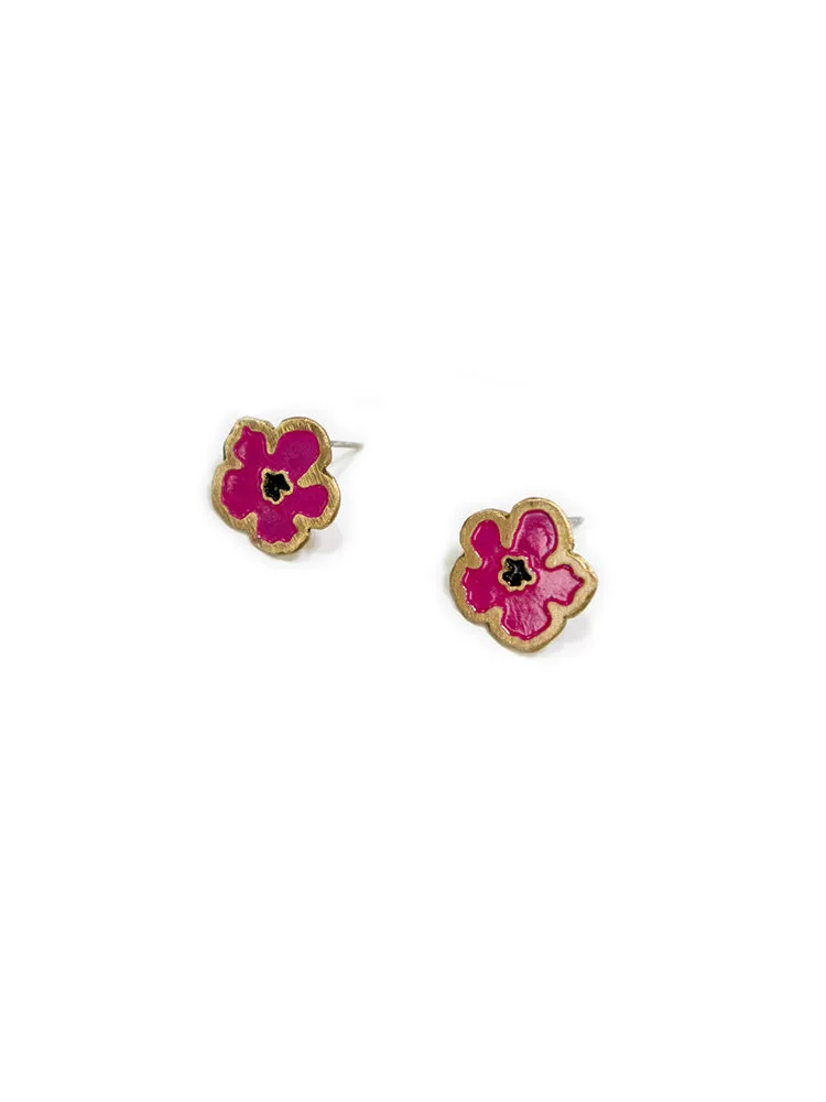 Blossom Stud  - Magenta