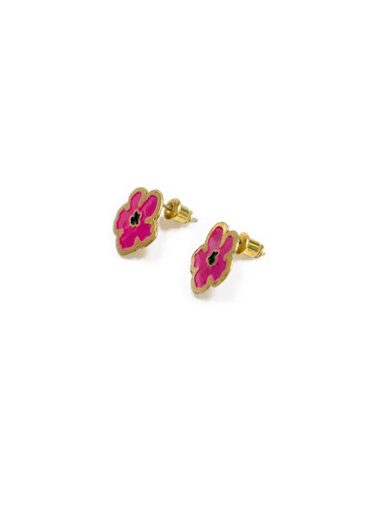 Blossom Stud  - Magenta