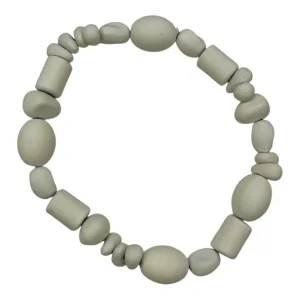 Bracelet Beaded By Clothes Mentor In Cream