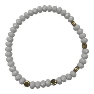 Bracelet Beaded By Clothes Mentor In Silver