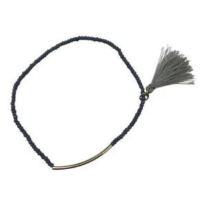 Bracelet Beaded By Clothes Mentor In Silver