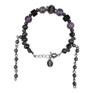 Bracelet Beaded By Cmf In Purple